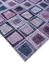 provenance pink and purple wool hand knotted Rug - FoldShot
