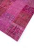 provenance pink and purple wool hand knotted Rug - FoldShot