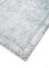vintage blue wool hand knotted Rug - FoldShot