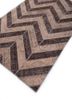 provenance beige and brown wool hand knotted Rug - FoldShot