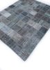 provenance grey and black wool hand knotted Rug - FoldShot provenance grey and black wool hand knotted Rug - FoldShot