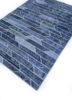 provenance blue wool hand knotted Rug - FoldShot provenance blue wool hand knotted Rug - FoldShot