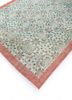 vintage red and orange wool hand knotted Rug - FoldShot
