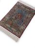 gulmarg blue silk hand knotted Rug - FoldShot gulmarg blue silk hand knotted Rug - FoldShot