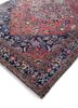 aalam blue wool hand knotted Rug - FoldShot aalam blue wool hand knotted Rug - FoldShot
