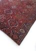 aalam red and orange wool hand knotted Rug - FoldShot