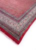 aalam red and orange wool hand knotted Rug - FoldShot aalam red and orange wool hand knotted Rug - FoldShot