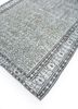 vintage grey and black wool hand knotted Rug - FoldShot