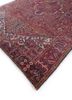 aalam red and orange wool hand knotted Rug - FoldShot aalam red and orange wool hand knotted Rug - FoldShot