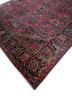 aalam red and orange wool hand knotted Rug - FoldShot aalam red and orange wool hand knotted Rug - FoldShot