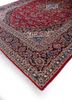 aalam red and orange wool hand knotted Rug - FoldShot