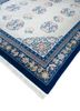 pechino blue wool hand knotted Rug - FoldShot pechino blue wool hand knotted Rug - FoldShot
