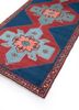 nuray blue wool hand knotted Rug - FoldShot