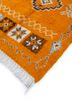 zuri red and orange wool hand knotted Rug - FoldShot zuri red and orange wool hand knotted Rug - FoldShot