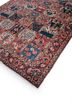aalam red and orange wool hand knotted Rug - FoldShot aalam red and orange wool hand knotted Rug - FoldShot