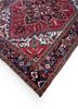 aalam red and orange wool hand knotted Rug - FoldShot