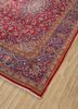 aalam red and orange wool hand knotted Rug - FoldShot