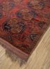 kiaan red and orange wool hand knotted Rug - FoldShot kiaan red and orange wool hand knotted Rug - FoldShot