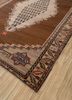 nuray beige and brown wool hand knotted Rug - FoldShot