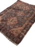 aalam blue wool hand knotted Rug - FoldShot