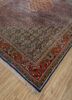 aalam red and orange wool hand knotted Rug - FoldShot aalam red and orange wool hand knotted Rug - FoldShot