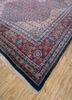 aalam red and orange wool hand knotted Rug - FoldShot aalam red and orange wool hand knotted Rug - FoldShot