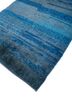 zuri blue wool hand knotted Rug - FoldShot