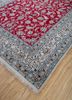 aalam red and orange wool hand knotted Rug - FoldShot aalam red and orange wool hand knotted Rug - FoldShot