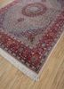 aalam red and orange wool hand knotted Rug - FoldShot aalam red and orange wool hand knotted Rug - FoldShot