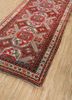 nuray red and orange wool hand knotted Rug - FoldShot