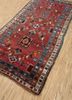nuray red and orange wool hand knotted Rug - FoldShot