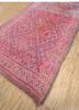 nuray pink and purple wool hand knotted Rug - FoldShot