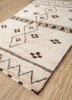 zuri ivory wool hand knotted Rug - FoldShot zuri ivory wool hand knotted Rug - FoldShot
