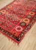 nuray red and orange wool hand knotted Rug - FoldShot