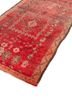 nuray red and orange wool hand knotted Rug - FoldShot