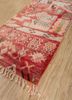 nuray red and orange wool hand knotted Rug - FoldShot