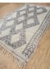nuray beige and brown wool hand knotted Rug - FoldShot nuray beige and brown wool hand knotted Rug - FoldShot
