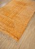 nuray red and orange wool hand knotted Rug - FoldShot