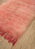 nuray red and orange wool hand knotted Rug - FoldShot