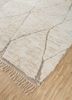zuri ivory wool hand knotted Rug - FoldShot zuri ivory wool hand knotted Rug - FoldShot