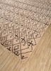 nuray beige and brown wool hand knotted Rug - FoldShot nuray beige and brown wool hand knotted Rug - FoldShot