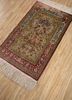 gulmarg gold silk hand knotted Rug - FoldShot