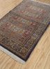 aalam blue wool hand knotted Rug - FoldShot