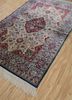 gulmarg ivory silk hand knotted Rug - FoldShot gulmarg ivory silk hand knotted Rug - FoldShot
