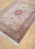 aalam ivory wool hand knotted Rug - FoldShot