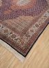 aalam blue wool hand knotted Rug - FoldShot aalam blue wool hand knotted Rug - FoldShot