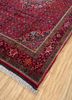 aalam red and orange wool hand knotted Rug - FoldShot