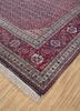 aalam blue wool hand knotted Rug - FoldShot aalam blue wool hand knotted Rug - FoldShot