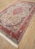 aalam gold wool hand knotted Rug - FoldShot