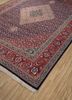 aalam blue wool hand knotted Rug - FoldShot